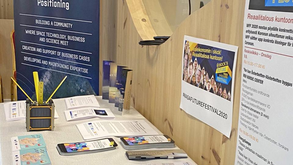 Kvarken uses Kitsat also in the exhibitions