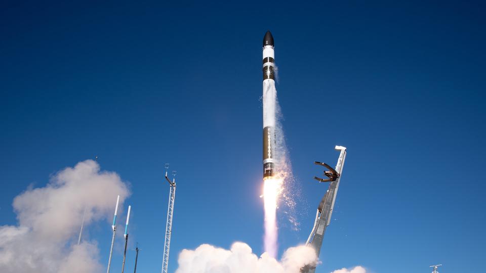 Rocket Lab's flight 14 rushes towards the sky
